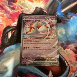 Pokemon Latias EX Holo Rare TCG Card Surging Sparks 76/191 - Image 1