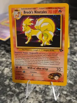 Pokemon Ninetales Holo Rare Gym Challenge Brock's 3/132 Unplayed - Image 3