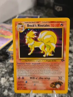 Pokemon Ninetales Holo Rare Gym Challenge Brock's 3/132 Unplayed - Image 4