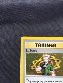 Pokemon Cards: Gym Heroes Rare Holo: Lt. Surge 17/132 - Image 3