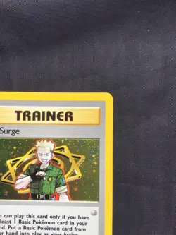 Pokemon Cards: Gym Heroes Rare Holo: Lt. Surge 17/132 - Image 4