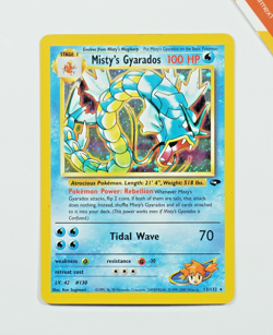 Pokemon Misty's Gyarados 13/132 Gym Challenge English Holo - Image 1