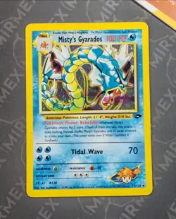 Pokemon Misty's Gyarados 13/132 Gym Challenge English Holo - Image 2