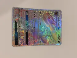 Pokemon Umbreon GX Full Art Secret Rare Holo 154/149 SM Base Set 200 HP Dark - Image 1