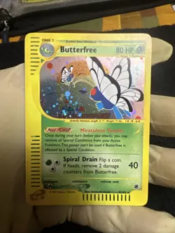 Pokemon TCG Butterfree 005/165 Expedition Base Set Holo - Image 1