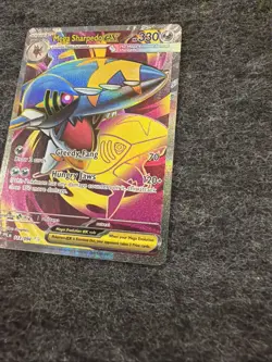 Pokemon TCG Mega Sharpedo EX 113 Holo Ultra Rare Full Art Phantasmal Flames - Image 3