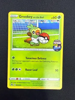 Grookey on the Ball (003/005) Futsal - Pokemon TCG - Image 1