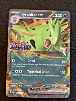 Tyranitar ex (Prismatic Evolutions Stamp) 064/131 Promo Holo Pokemon TCG - NM - Image 1