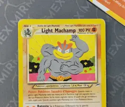 Pokemon Light Machamp 025/105 Neo Destiny Italiano Non Holo INKED - Image 3