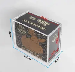 Pokemon Elite Trainer Box ETB Acrylic Case – Magnetic, Clear Display Protector - Image 5