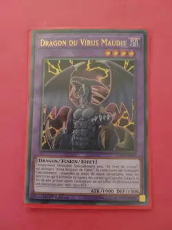 Dragon Du Virus Maudit Carte Yu Gi Oh Francais Lckc - Image 1