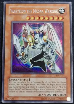 Valkyrion the Magna Warrior SDD-001 Secret Rare HP - Image 1