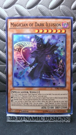| Yugioh Magician of Dark Illusion TDIL-EN017 1st Super The Dark Illusion NM | - Image 1