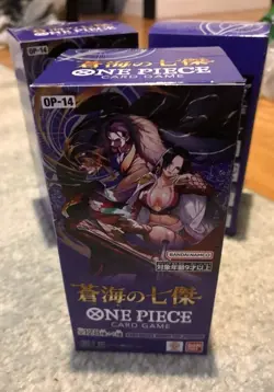 One Piece Card Game OP-14 Seven Heroes of the Blue Sea Japanese Booster Box - Image 1