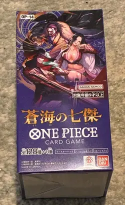 One Piece Card Game OP-14 Seven Heroes of the Blue Sea Japanese Booster Box - Image 2
