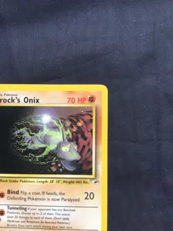 Pokemon Cards: Gym Heroes 1st Edition Rare: Brock's Onix 21/132 - Image 3