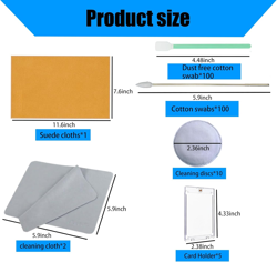 308 Pcs Trading Card Cleaning Kit, Sports Cards Care Tool Accessory Supplies wit - Image 2