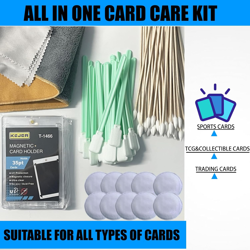308 Pcs Trading Card Cleaning Kit, Sports Cards Care Tool Accessory Supplies wit - Image 5