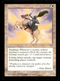 Sidar Jabari LP Light Play Mirage MTG [6605] - Image 1