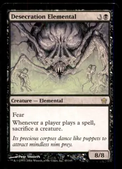 Desecration Elemental LP Light Play Fifth Dawn MTG [12094] - Image 1