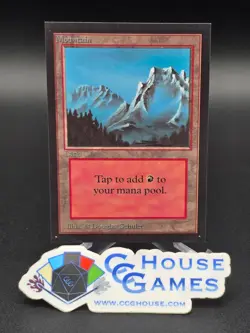 Mountain B #2 Misprint Light Border Albino SptCollector's Ed CE NM/M CGHouse #WM - Image 1
