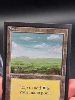 Plains C #1 - Misprint Light Grey Border Collector's Ed CE NM/M *CGHouse* #WM - Image 3