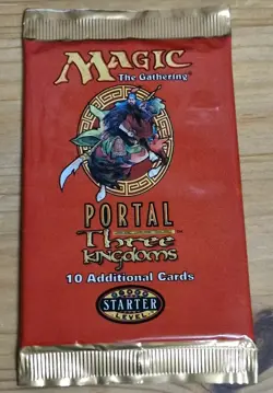 Magic The Gathering Portal Three Kingdoms Booster Pack Sealed - Image 1