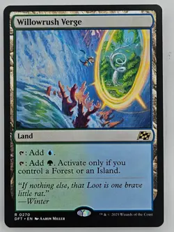 Magic The Gathering - 0270 Willowrush Verge - Rare - Aetherdrift - Image 1