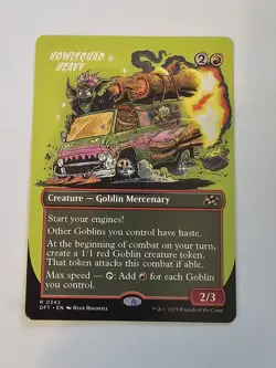MTG Aetherdrift RUDE RIDERS SHOWCASE R Howlsquad Heavy #0342 - Image 1
