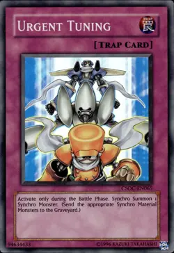 Urgent Tuning - Super Rare CSOC-EN065 - NM - YuGiOh - Image 1