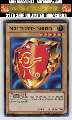 Yugioh Legendary Collection 3: Yugi's World #LCYW-EN159 Millennium Shield - Image 1