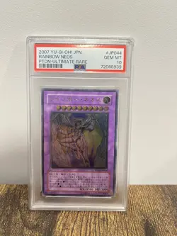 PSA 10 Rainbow Neos Ultimate Rare PTDN-JP044 Yu-Gi-Oh! - Image 1