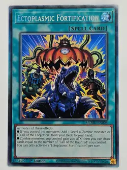 YuGiOh - MZMU-EN008 Ectoplasmic Fortification - Collector's Rare - Image 1