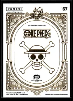 Panini One Piece Treasure Box Big Mom Pirates Jolly Roger #67 NM - Image 2