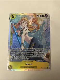 Nami Super Rare (SR) EB03-053 One Piece Heroines Edition English Foil - Image 1