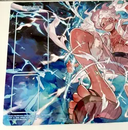 One Piece Luffy Gear 5 Official Playmat Bandai Card Games Fest 23-24 Play Mat - Image 5