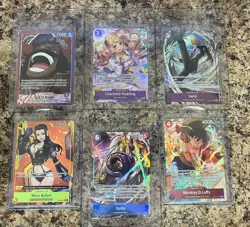 One Piece Alternate Alt Art Lot Gol D. Roger 003 Pudding Sanji Nico Robin OP13 - Image 3