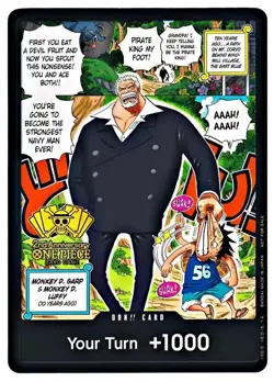 One Piece Card Game Monkey D Luffy P-043 2nd Anniversary Promo Sealed - Image 2