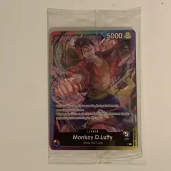 One Piece Card Game Monkey D Luffy P-043 2nd Anniversary Promo Sealed - Image 4