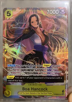 Boa Hancock PRB02-017 One Piece TCG the Best Vol 2 SR Alt Art English Edition - Image 1