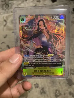 Boa Hancock PRB02-017 One Piece TCG the Best Vol 2 SR Alt Art English Edition - Image 2