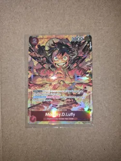 MONKEY D LUFFY - One Piece OP01-024 - AA SR Alt Art Super Rare - Romance Dawn - Image 1