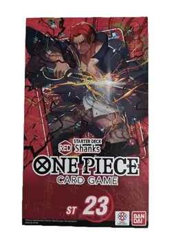 One Piece Red Starter Deck Shanks - Brand New Unopened - Image 1