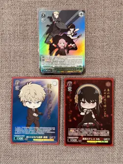 Weiss Schwarz Spy X Family Mixed Card Lot SR SPYR RR R, ENG & JPN, NM - Image 1