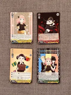 Weiss Schwarz Spy X Family Mixed Card Lot SR SPYR RR R, ENG & JPN, NM - Image 2