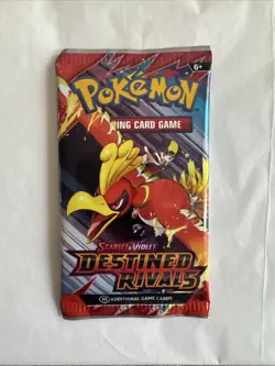 Pokemon Destined Rivals Booster Pack - 10 Cards / Pack - SEALED - Image 1