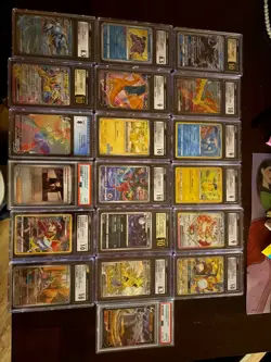 19 graded pokemon card lot - Image 1