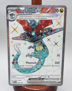 Pokemon TCG Dragapult EX Holo Card 200/167SV06: Twilight Masquerade Ultra Rare - Image 1