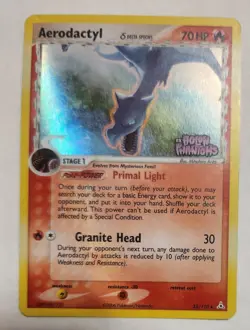 Pokemon TCG Aerodactyl Card 35/110 EX Holon Phantoms Delta Species Holo - Image 1