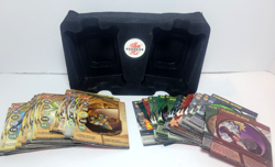 BAKUGAN BATTLE BRAWLERS CARD GAME 24 PLASTIC CARDS 33 PAPER CARDS PREOWNED - Image 2